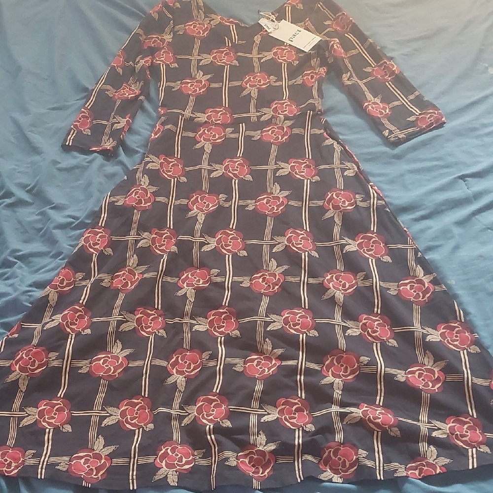 Pact Floral Patterned Dress